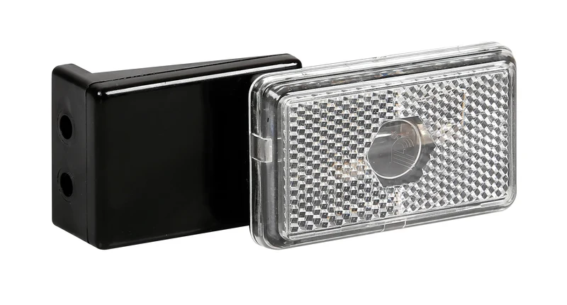 Luce ingombro con catarifrangente e staffa - 12/24V