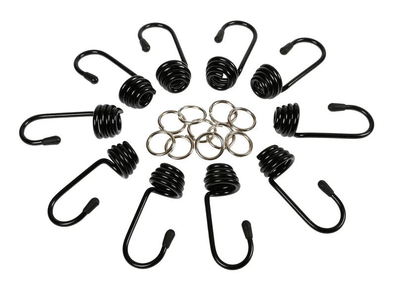 Set 10 ganci e morsetti, Lampa - Ø 8 mm, Ø 10 mm