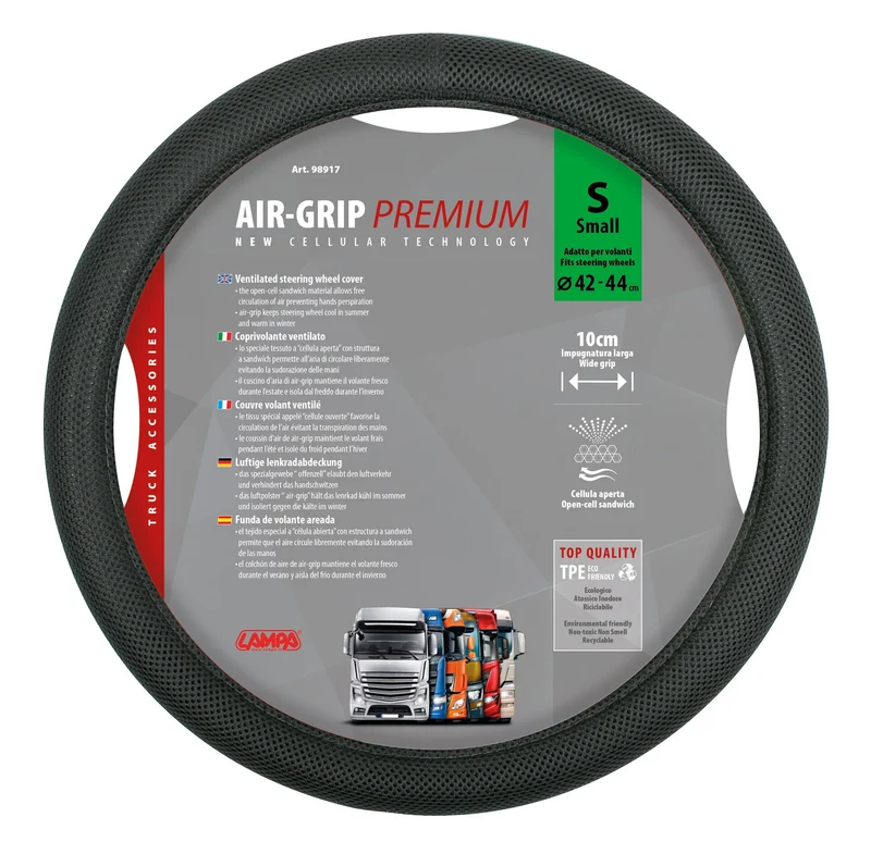 Air-Grip, coprivolante ventilato