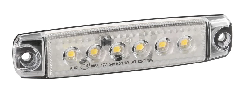 Set 20 pz, luce ingombro - 6 Led - 12/24V