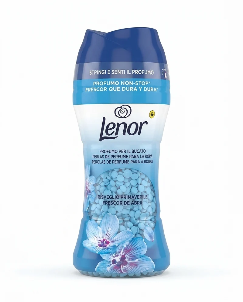 Lenor Unstoppables Risveglio Primaverile 195g | Perle Profumate per Bucato | Freschezza Extra Lunga Durata | Note Floreali e Naturali