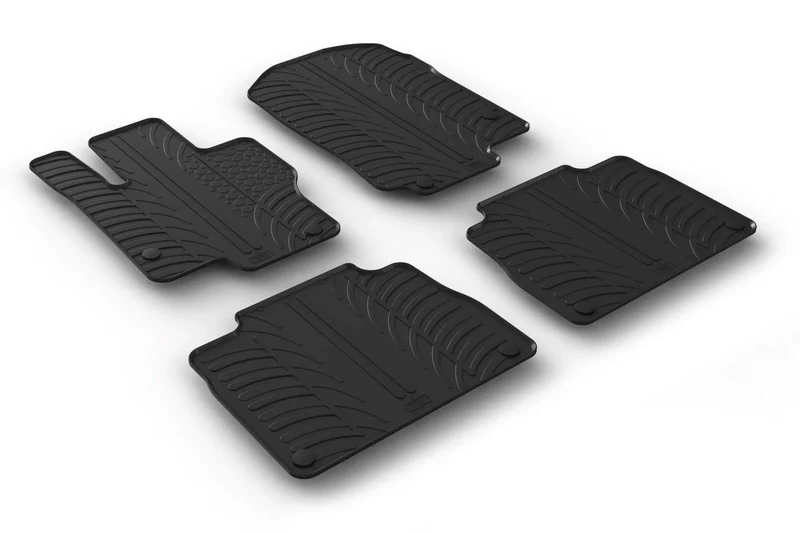 Set tappeti su misura in gomma - compatibile per Mercedes