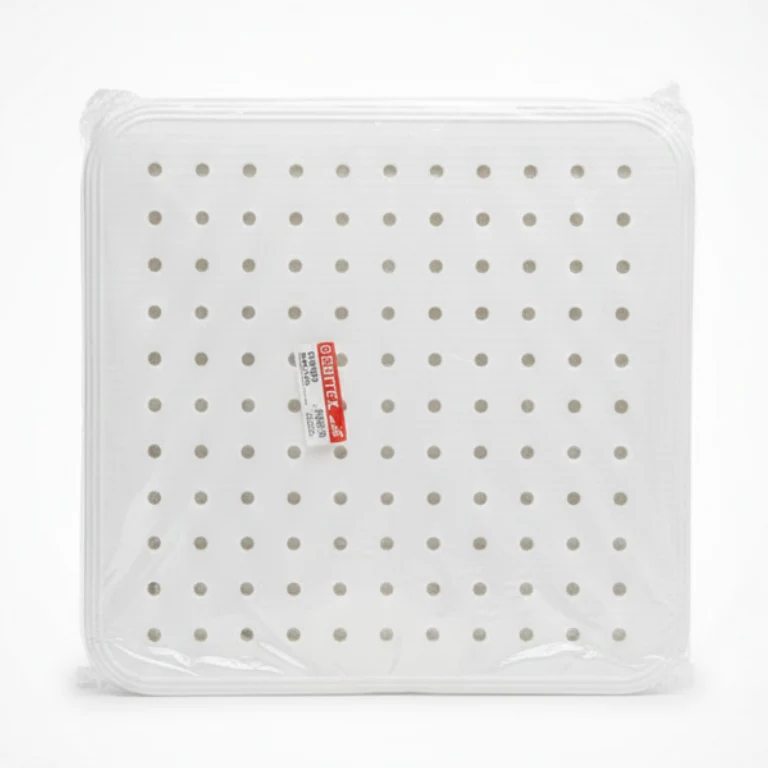 Gemitex Tappeto Doccia Antiscivolo 53x53 cm Bianco | Pedana in Gomma con Ventose ad Alta Aderenza | Quadrato per Piatto Doccia | 100% Made in Italy