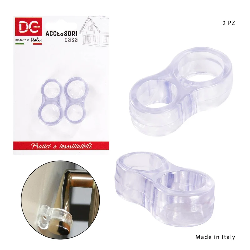 Dc Anello Salvamaniglia Trasparente 2 pezzi