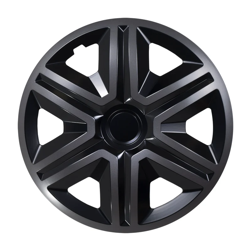 Set di 4 copricerchi NRM da 15 "pollici colore nero argento
