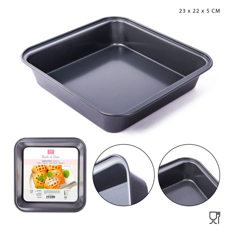 Dc Teglia Forno 23X22X5Cm