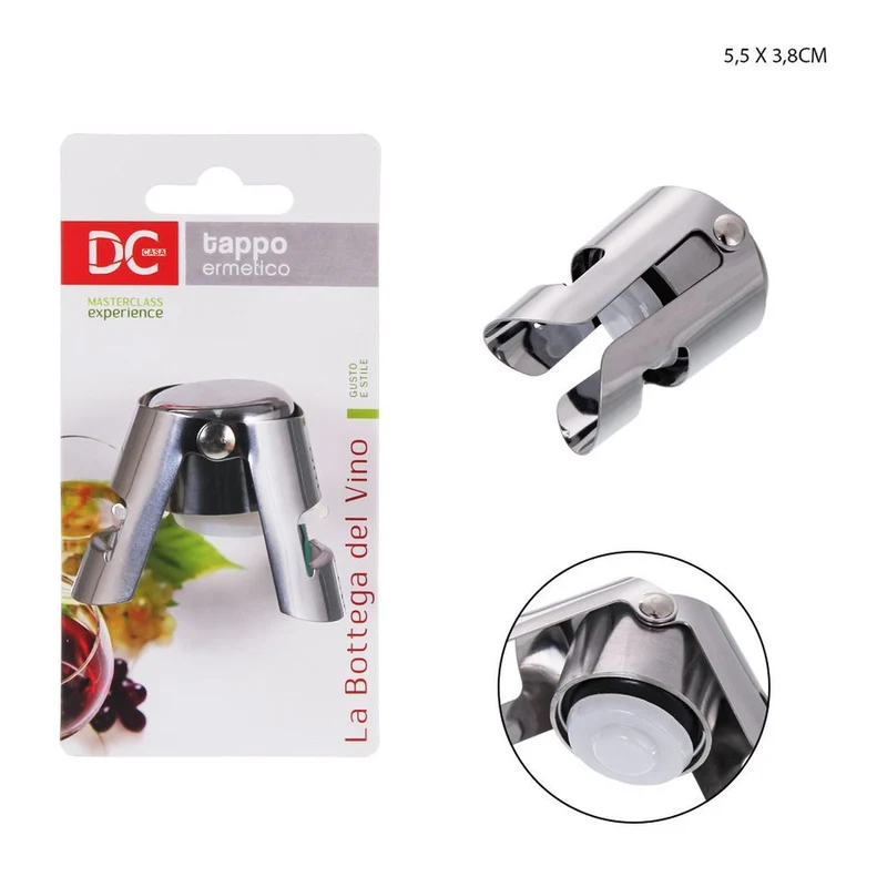 Dc Tappo Dosatore Inox C/Cappuccio 5.5X3.8Cm