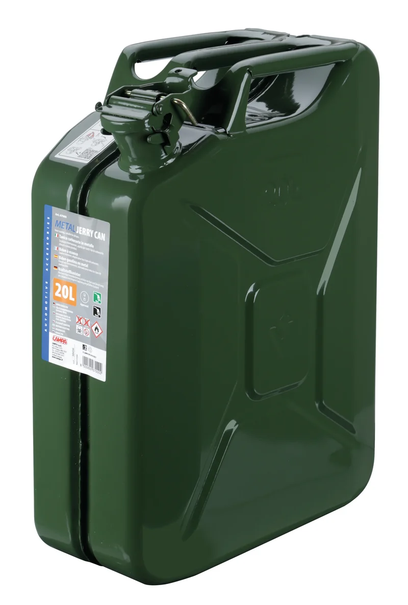 Tanica carburante tipo militare in metallo