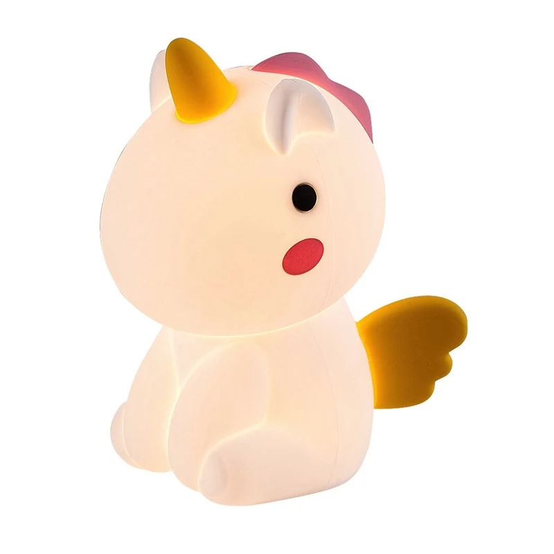 Lampada per bambini Rabalux, unicorno, LED RGB, bianco caldo, IP20, Unicoo