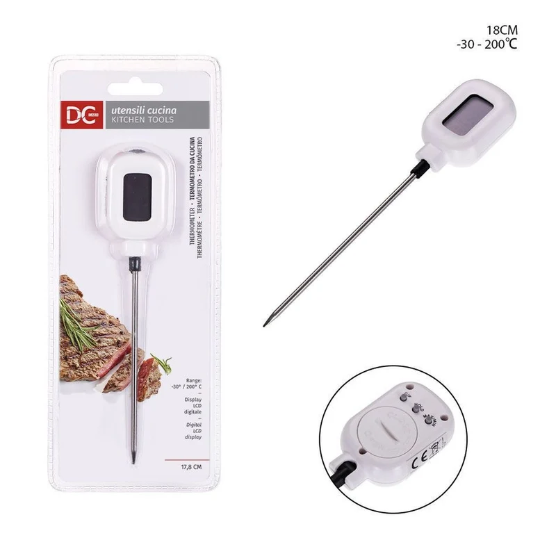 Dc Termometro Alim.-30 /200 C 17.8X3.7X1.8Cm