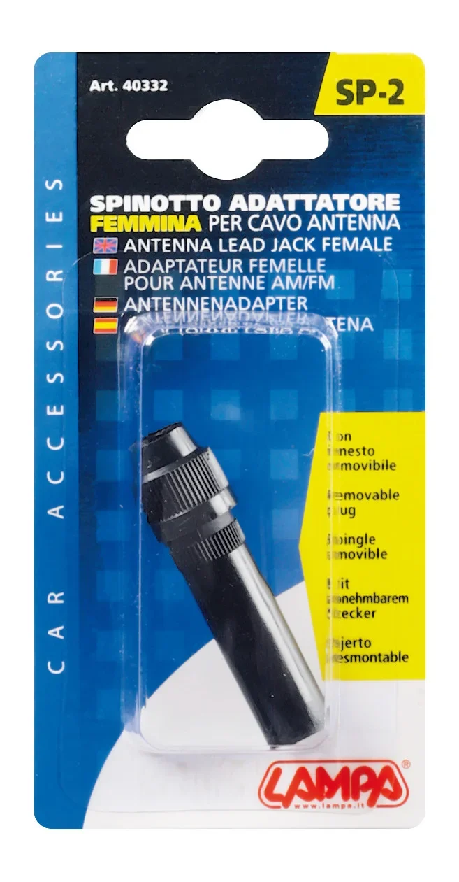 Spinotto DIN femmina per cavo antenna