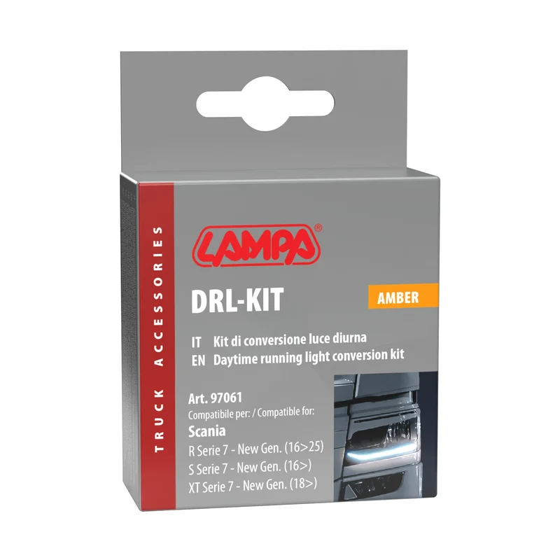 DRL Modules, moduli a led per luci diurne - Bianco - compatibile per Scania R Serie 7 - New Generation (11/16>02/25) - Scania S Serie 7 - New Generation (11/16>) - Scania XT Serie 7 - New Generation (01/18>)