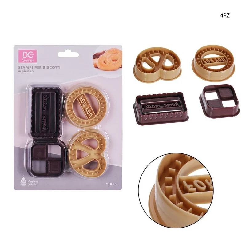 Dc Stampo Biscotti Classico Danese 4Pz