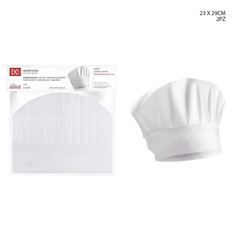 Dc Cappello da cuoco 23x29Cm