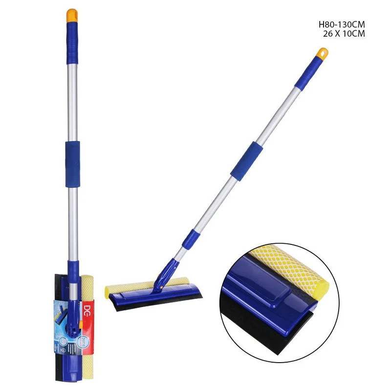 Dc Tergivetro Spugna Manico Estendibile 26X10Cm H80-130Cm