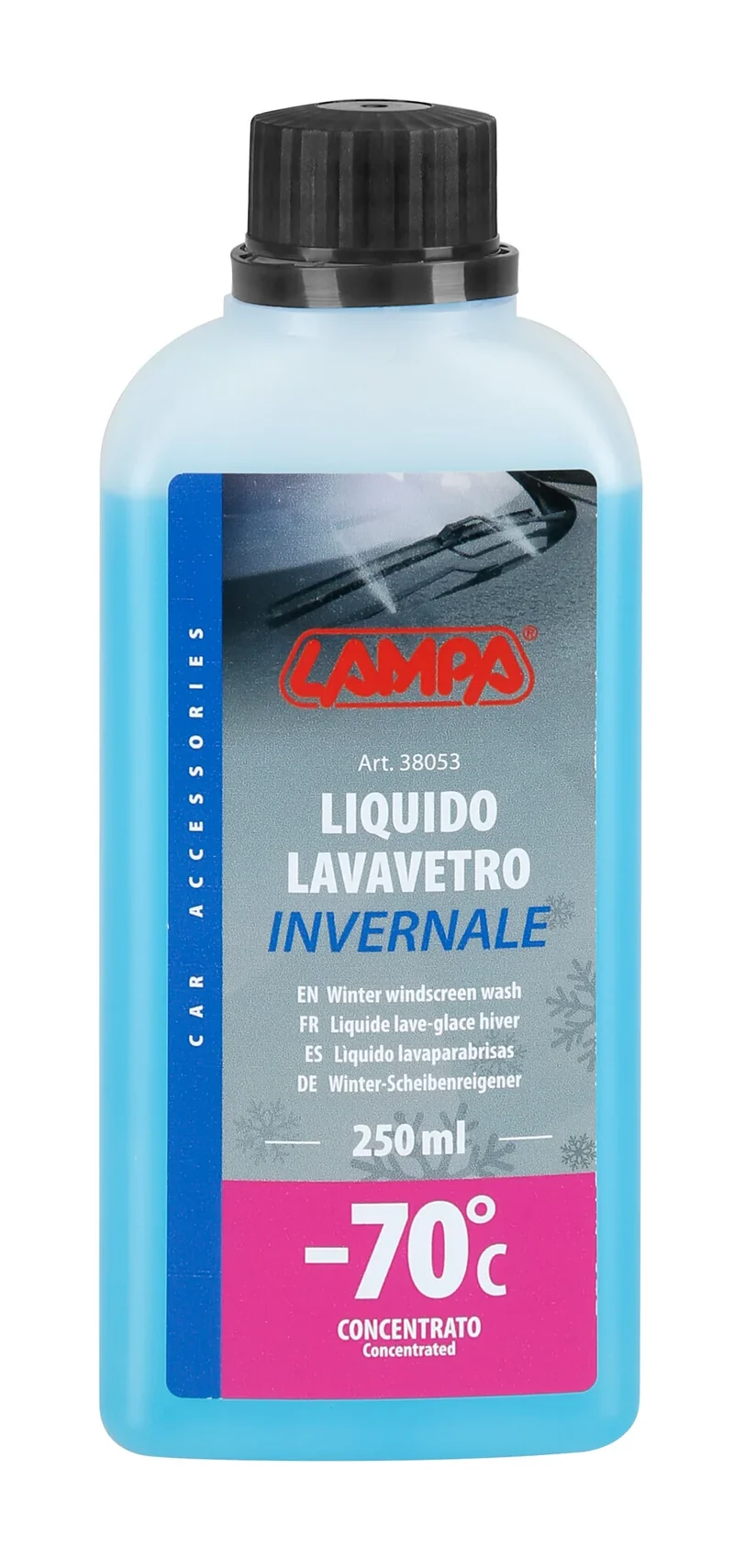 Liquido lavavetro invernale, concentrato (-70°C) - 250 ml