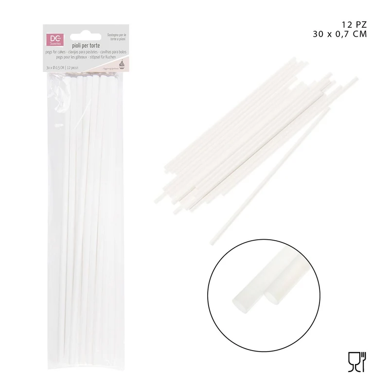 Dc Pioli Torte Multipiano 30X0.5Cm 12Pz