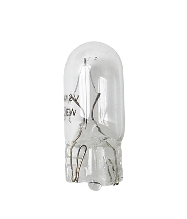 12V Lampada con zoccolo vetro - W5W - 5W - W2,1x9,5d - 10 pz - Scatola