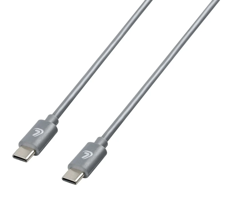 Linea Essentials, Cavo Usb C > Usb C - 200 cm - Grigio quantità: 5