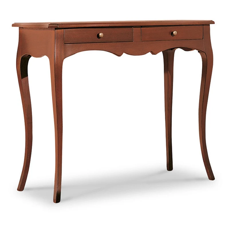 Console Classica 2 Cassetti Noce 96x41x78,5 Cm