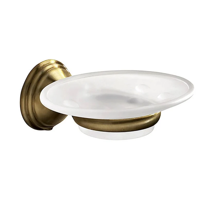 Portasapone a muro GEDY linea Romance colore Bronzo