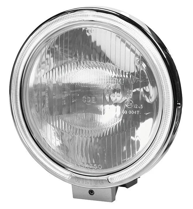 Angel-Eyes, Faro alogeno di profondità con luce di posizione a 8 Led - Bianco