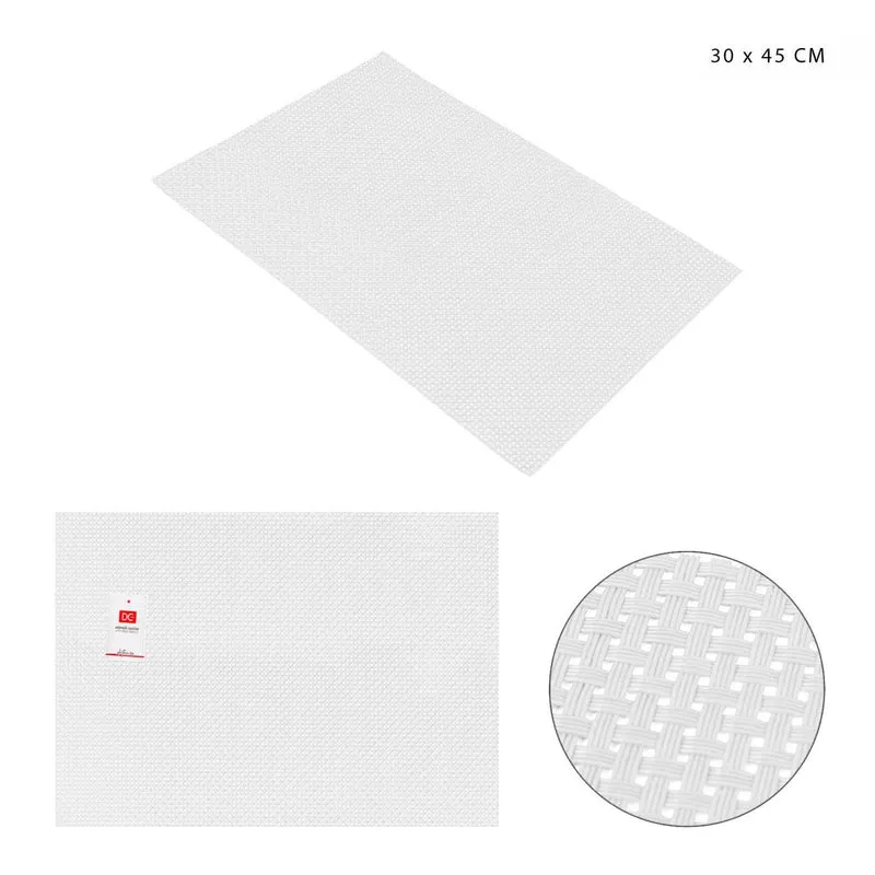 Dc Tovaglietta Pvc 30X45Cm Grigio Trasparente