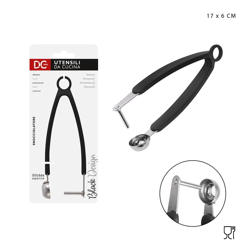 Dc L/Black Snocciolatore Acciaio 17X6Cm