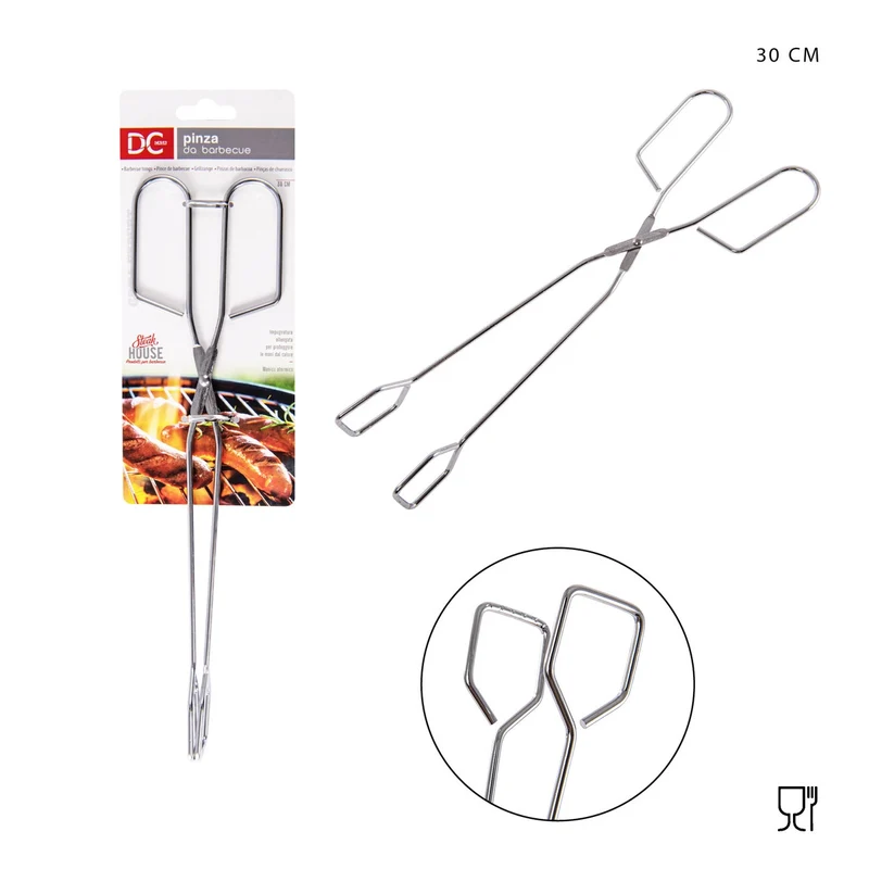 Dc Pinza Barbecue Metallo 30Cm
