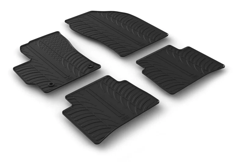 Set tappeti su misura in gomma - compatibile per Toyota Corolla Touring Sports (03/19>08/22) automatico - Suzuki Swace sw (03/21>02/23) automatico - Toyota Corolla Touring Sports (09/22>) automatico - Suzuki Swace sw (03/23>) automatico
