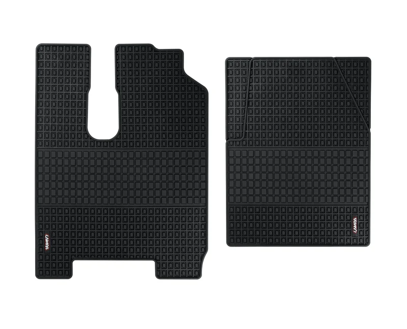 Coppia tappeti su misura in Eco Gomma - compatibile per Mercedes Actros MP2 (04/03>12/08) no tunnel - Mercedes Actros MP3 (06/08>12/13) no tunnel