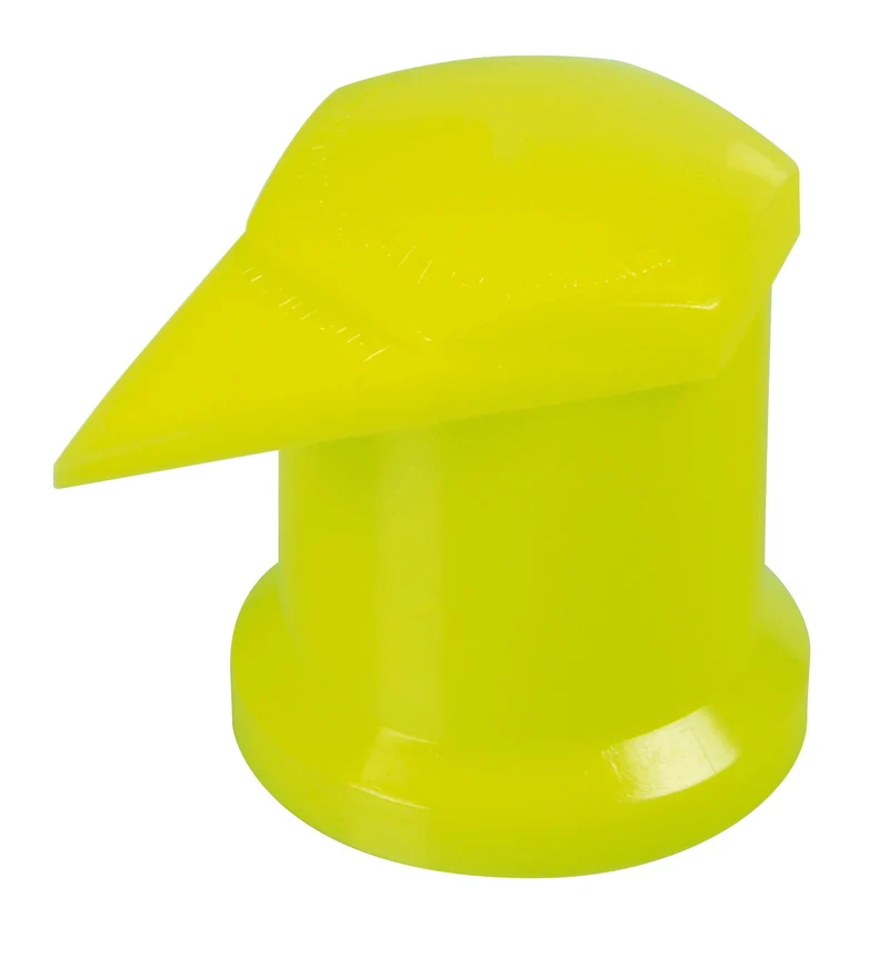 Dustite LR®, indicatori di serraggio per dado ruota con cappuccio antipolvere, set 20 pz - 30 mm - Giallo fluo
