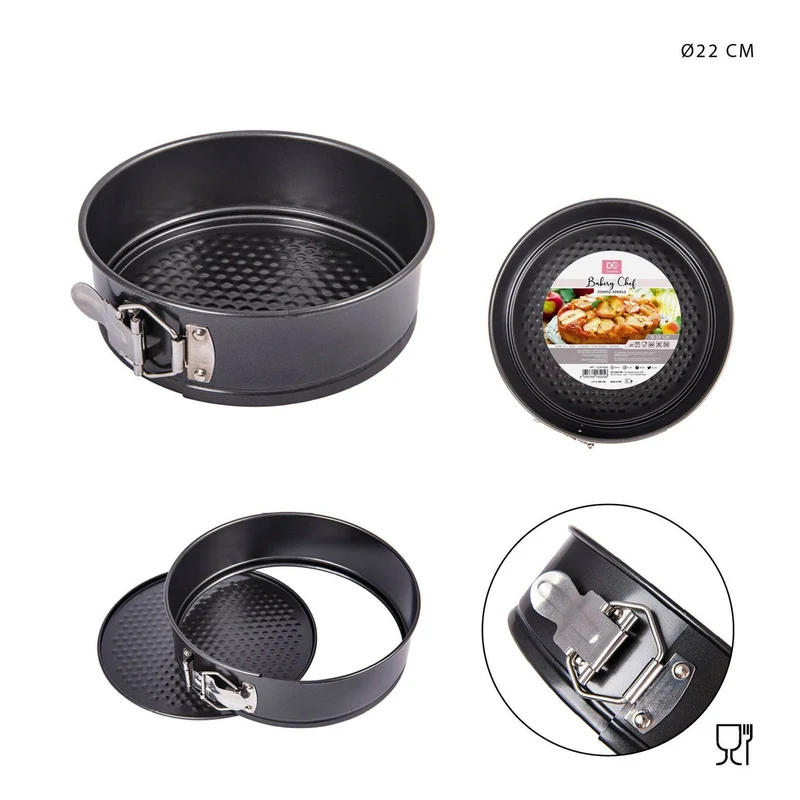 Dc Tortiera Apribile A/Ader.Tonda 22X6.2Cm