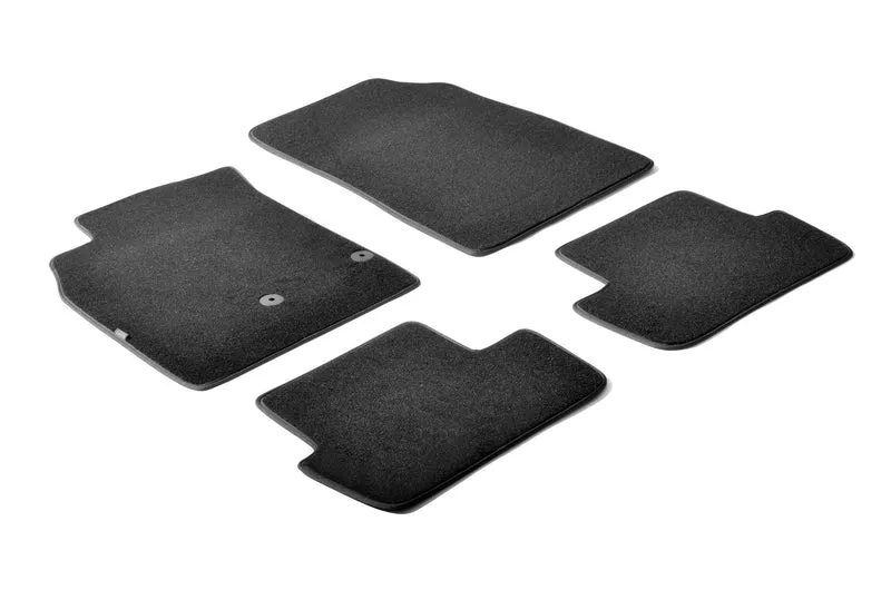 Set tappeti su misura in moquette - compatibile per Renault Megane III 5p (11/08>12/15) vano sotto tap. - Renault Megane III Coupé (03/09>12/15) vano sotto tap. - Renault Megane III Sportour (09/09>09/16) vano sotto tap