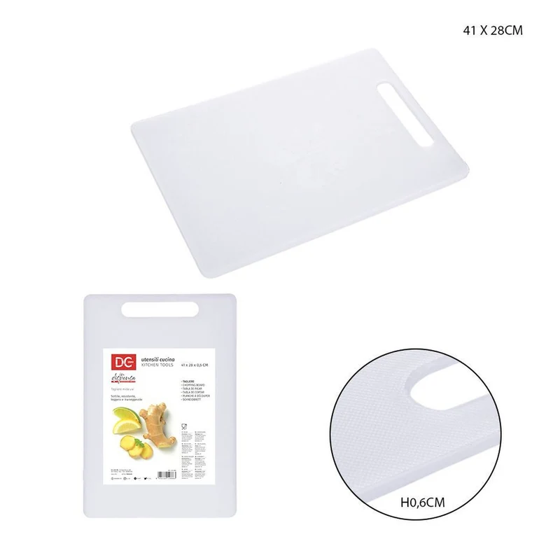 Dc Tagliere Plastica 41.2x28x0.6Cm