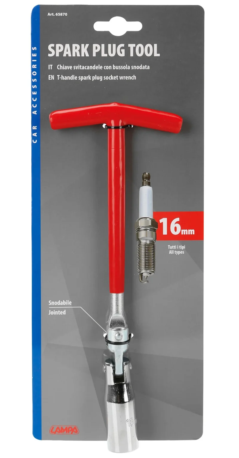 Chiave svitacandele snodabile - 16 mm