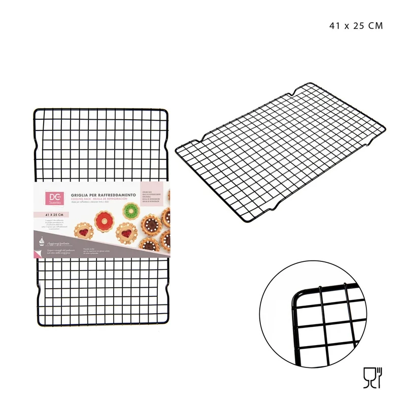 Dc Griglia Raffreddamento Metallo 41X25X1.5Cm