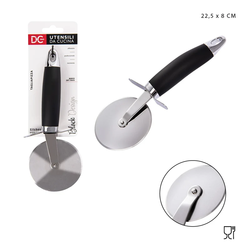 Dc Casa L/Black Tagliapizza Acciaio 22.5x8Cm