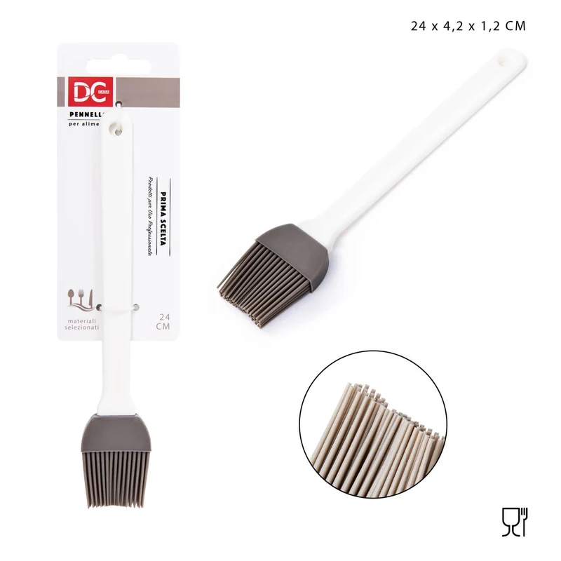 Dc Casa Pennello Alimenti Silicone 24X4.2X1.2Cm