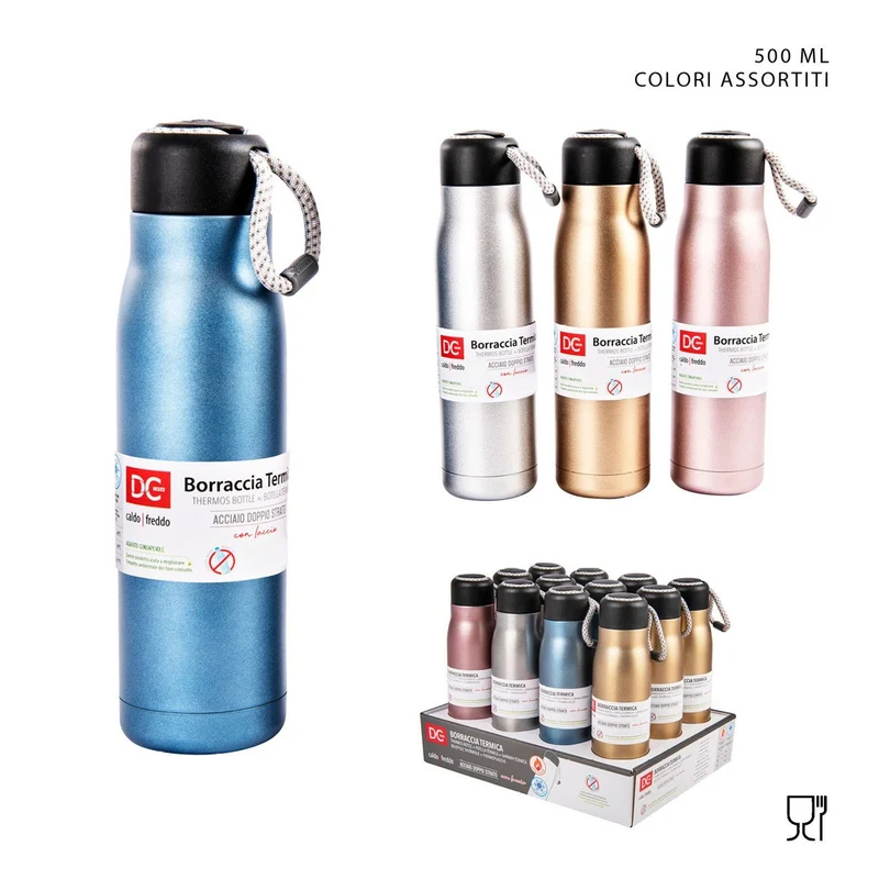 Dc Borraccia termica con laccio 500Ml