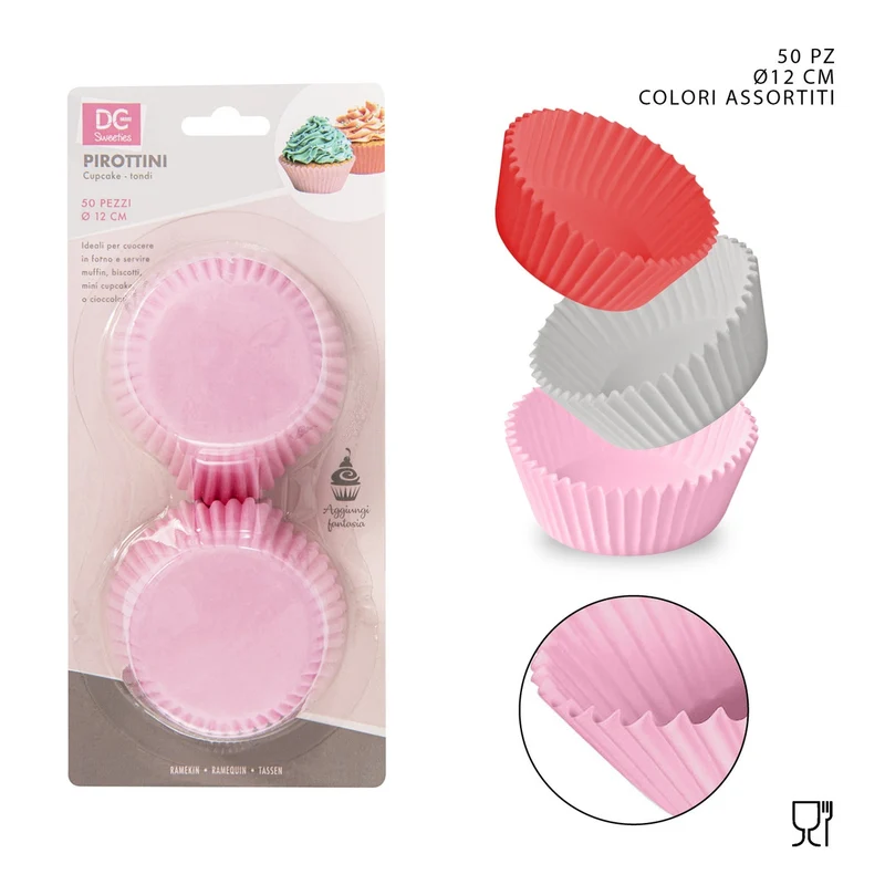 Dc Pirottini Carta Cupcake 120Mm 50Pz