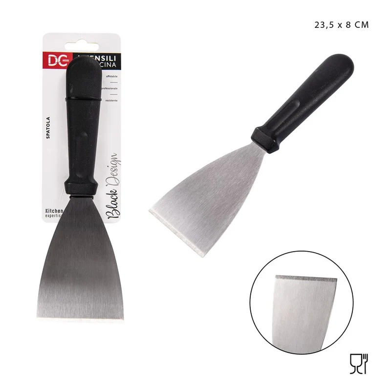 Dc L/Black Spatola Acciaio 23.5X8Cm