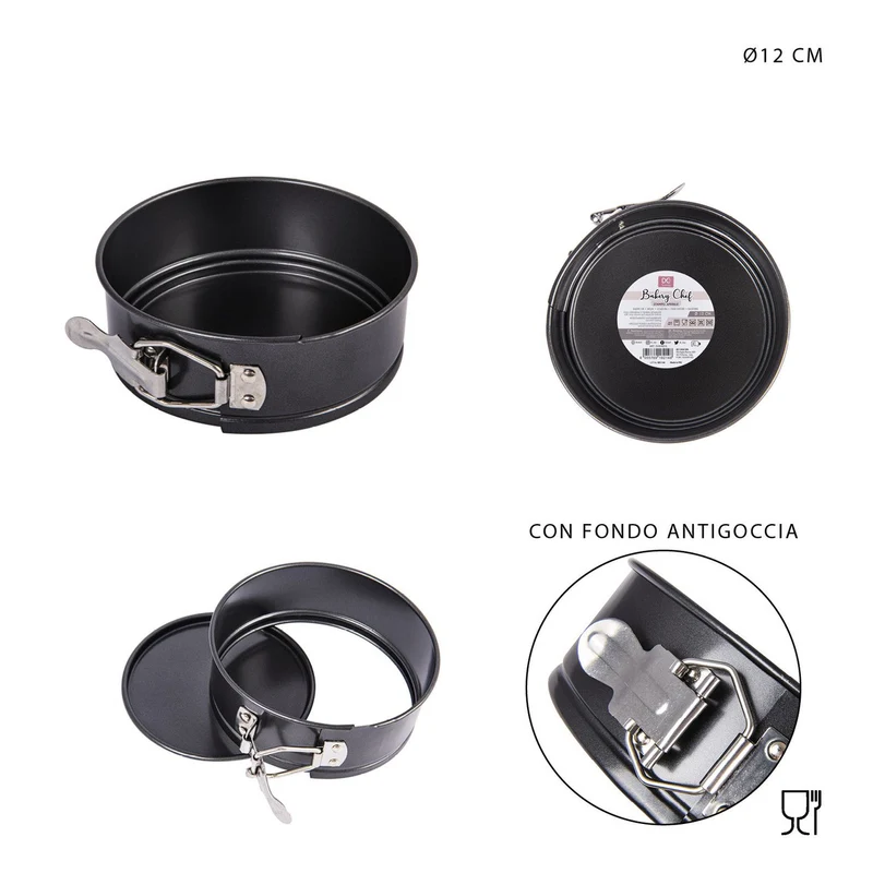Dc Tortiera Mini Apribile Anti Aderente 4.5X12Cm