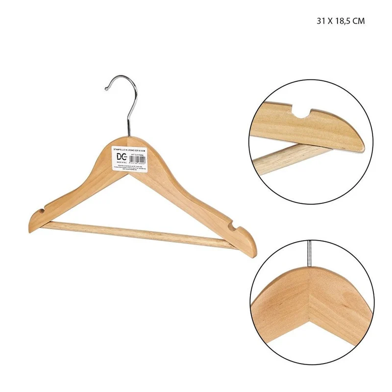 Dc Casa Stampella Legno Bambini 32X18Cm
