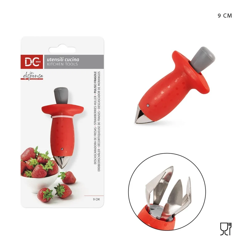 Dc Casa Pulisci Fragole L/Acciaio 5X9X2.5Cm