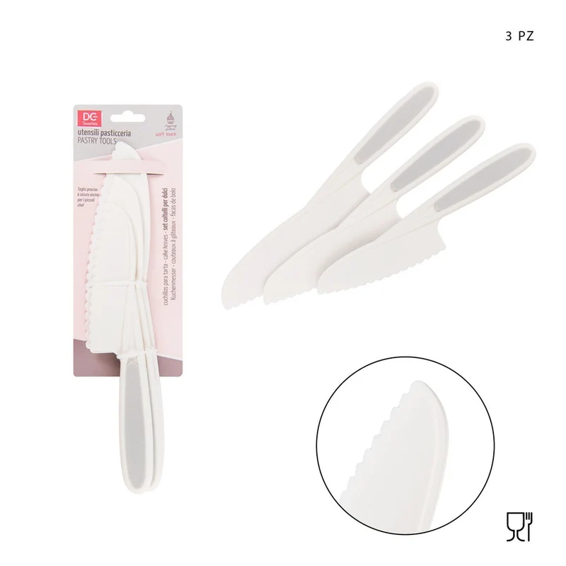 Dc Casa Coltello Dolci 22-24.5-27.5Cm 3Pz