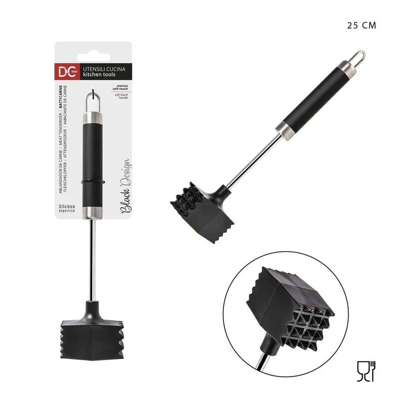 Dc Casa L/Black Batticarne Acciaio 25x5.7x3.2Cm