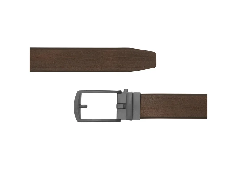 Cintura Carrera 3,5cm in pelle marrone scuro taglia M