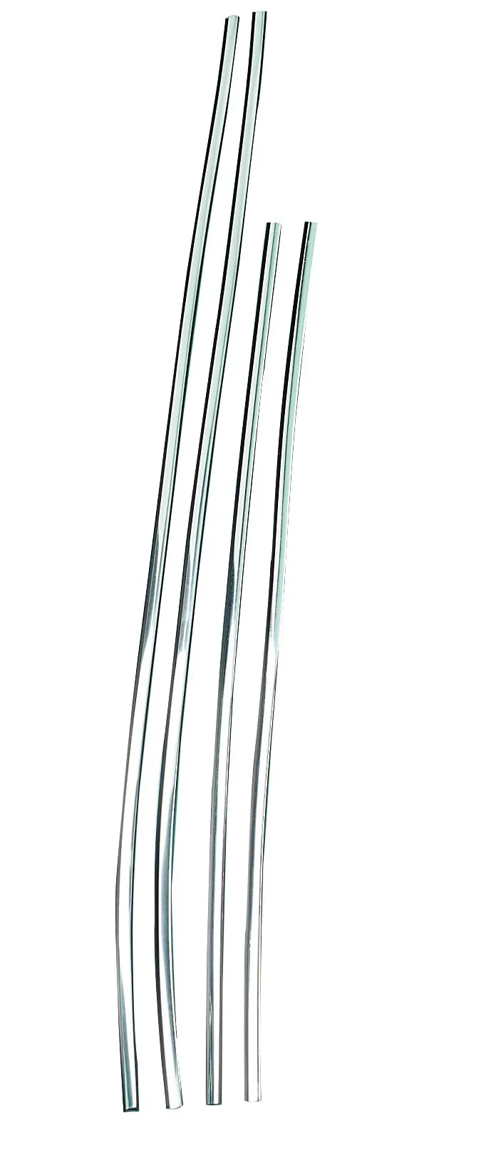 Contour-4, set 4 pezzi salvaporta - Alluminio