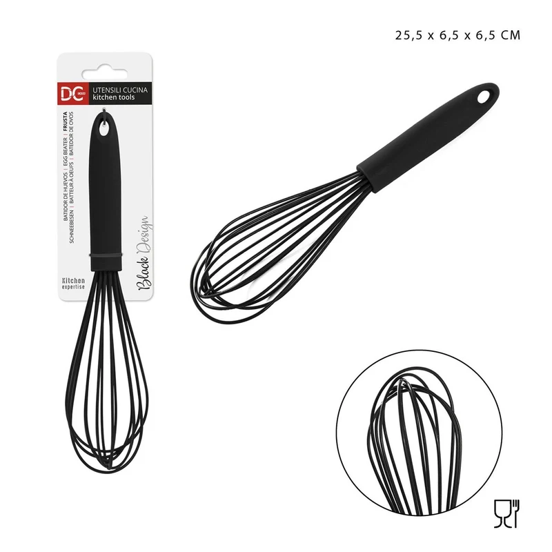 Dc Casa L/Black Frusta Silicone 25.5X6.5x6.5Cm